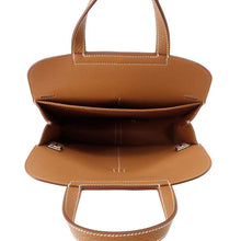 将图像加载到图库查看器中，HERMES Halzan Gold Taurillon Clemence Size 25
