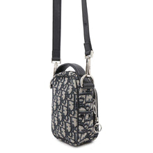 Load image into Gallery viewer, Dior Oblique Shoulder Bag Navy2SFBC087YKY Canvas Leather
