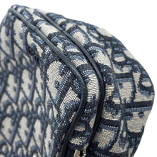 Load image into Gallery viewer, Dior Oblique Shoulder Bag Navy2SFBC087YKY Canvas Leather
