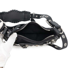 将图像加载到图库查看器中，BALENCIAGA Le Cagoule Shoulder Black671309 Leather Size XS

