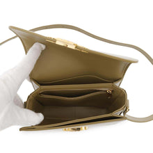 Load image into Gallery viewer, CELINE Teen Triomphe Shoulder Bag Olive188423 Shiny Calf Leather

