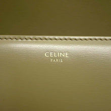 Load image into Gallery viewer, CELINE Teen Triomphe Shoulder Bag Olive188423 Shiny Calf Leather
