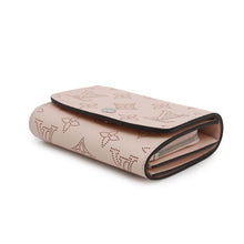 将图像加载到图库查看器中，LOUIS VUITTON Portefeuille Iris Compact Jasmin PinkM82757 Monogram Mahina
