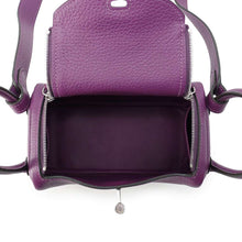 Load image into Gallery viewer, HERMES Lindy Anemone Taurillon Clemence Size Mini
