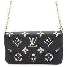 Load image into Gallery viewer, LOUIS VUITTON Felicie Pochette  Noir/BeigeM80482 Monogram Empreinte Leather
