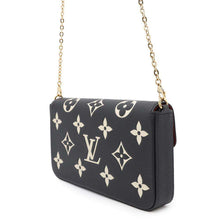Load image into Gallery viewer, LOUIS VUITTON Felicie Pochette  Noir/BeigeM80482 Monogram Empreinte Leather

