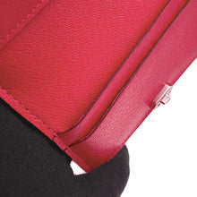 将图像加载到图库查看器中，HERMES Medall Card Case Rose Extreme Chevre Shamqila
