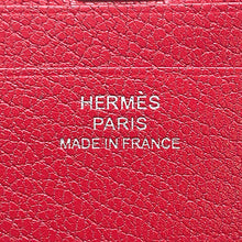 将图像加载到图库查看器中，HERMES Medall Card Case Rose Extreme Chevre Shamqila
