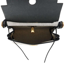 Load image into Gallery viewer, HERMES Herbag zip Black/Ecru Toile Military Vache Hunter Leather Size Mini
