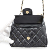 将图像加载到图库查看器中，CHANEL Matelasse 2WAY Hobo ChainShoulder Bag BlackAS4323 Vintage Calf Leather Size Small
