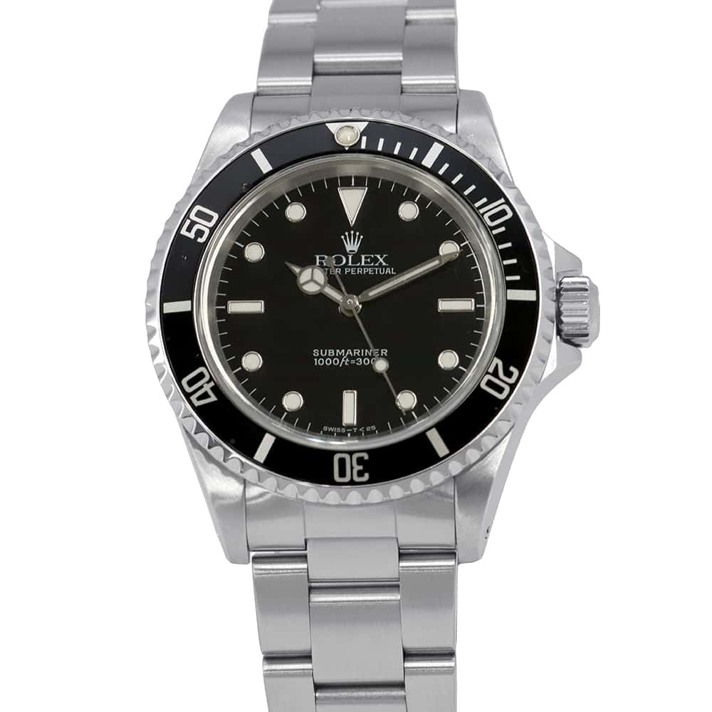 ROLEX Submariner No-Date W40mm Stainless Steel Black Dial14060