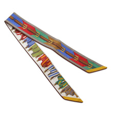 Load image into Gallery viewer, HERMES Twilly Sanglede toujours Les Sangles Miel/Vert/Rouge/Multicolor Silk100%
