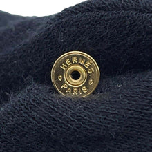 Load image into Gallery viewer, HERMES Pop Ash Earrings Size Mini Black Metal
