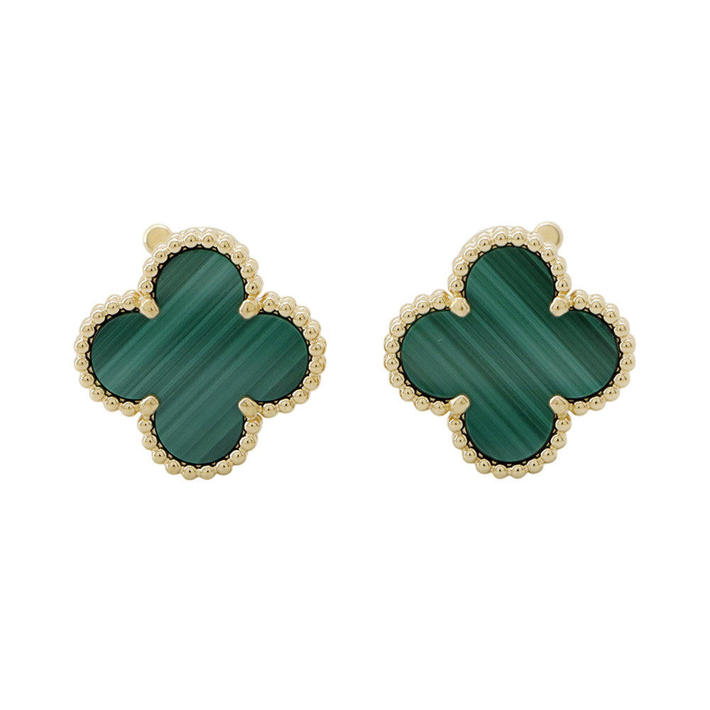 Van Cleef & Arpels Vintage Alhambra EarringVCARO3QL00 18K Yellow Gold