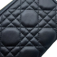 Load image into Gallery viewer, Dior Lady Dior Voyageur Wallet BlackS0007ONMJ_M900 Lambskin
