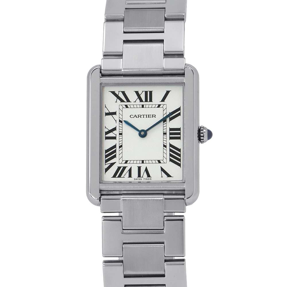CARTIER Tank Solo LM W34.8mm×H27.4mm Stainless Steel Silver DialW5200014