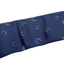 将图像加载到图库查看器中，HERMES Silk Tie Out of the Box Size 2.8&quot; Marine/Ciel Silk100%
