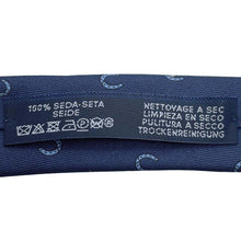将图像加载到图库查看器中，HERMES Silk Tie Out of the Box Size 2.8&quot; Marine/Ciel Silk100%
