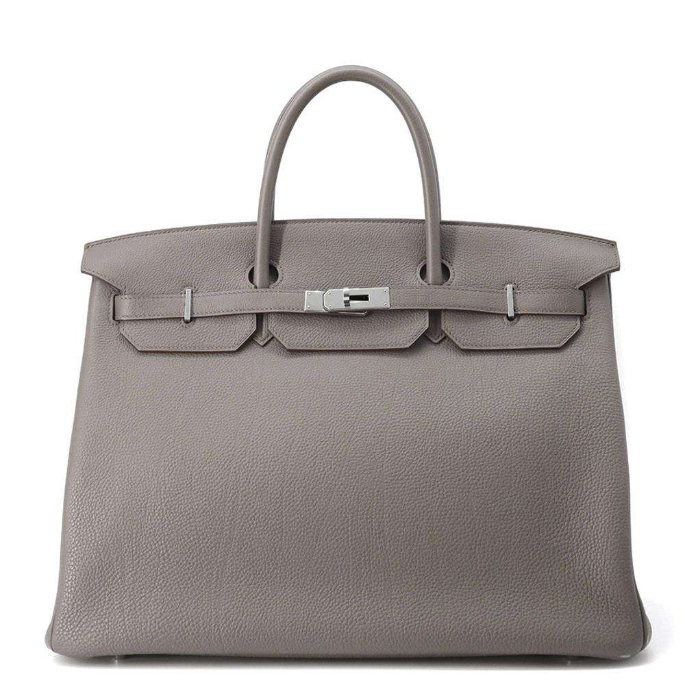 HERMES Birkin Etain Togo Leather Size 40