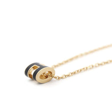 Load image into Gallery viewer, HERMES Pop Ash Necklace Size Mini Black Metal Lacquer
