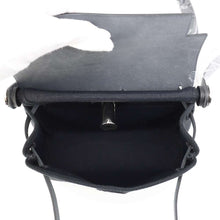 Load image into Gallery viewer, HERMES Herbag zip Black Toile Military Vache Hunter Leather Size Mini
