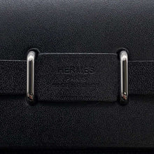 Load image into Gallery viewer, HERMES Herbag zip Black Toile Military Vache Hunter Leather Size Mini
