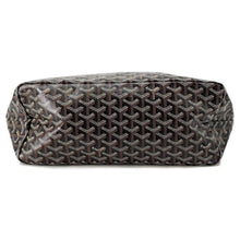 Load image into Gallery viewer, GOYARD Saint Louis Black/BrownSTLOUIPMLTY01CL03P PVC Coated Canvas Leather Size PM
