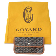 Load image into Gallery viewer, GOYARD Saint Louis Black/BrownSTLOUIPMLTY01CL03P PVC Coated Canvas Leather Size PM
