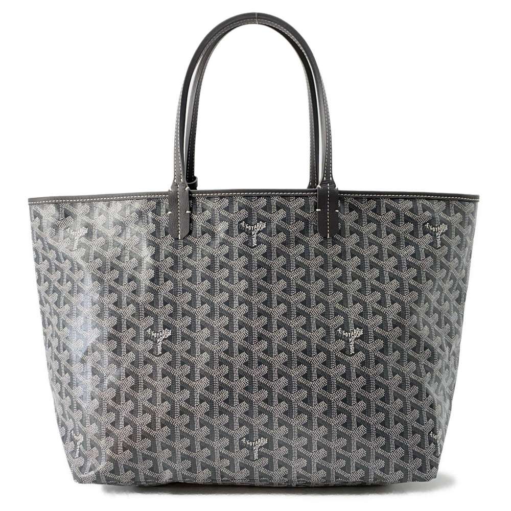 GOYARD Saint Louis GraySTLOUIPMLTY51CL51P PVC Coated Canvas Leather Size PM