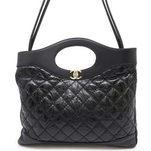 Load image into Gallery viewer, CHANEL CHANEL31 2WAYHandbag BlackA57977 Crumple Calf Leather Size Large
