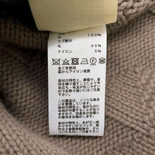 Load image into Gallery viewer, HERMES H logo poncho Size 34 Brown Wool 100%
