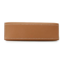 将图像加载到图库查看器中，HERMES PochetteKelly Gold Swift Leather
