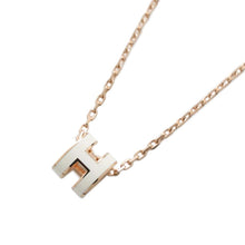 Load image into Gallery viewer, HERMES Pop Ash Necklace Size Mini White Lacquer Metal
