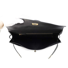 Load image into Gallery viewer, HERMES Kelly Depeche Black Vache Trekking Leather Size 36

