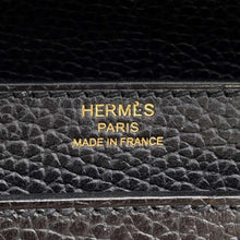 Load image into Gallery viewer, HERMES Kelly Depeche Black Vache Trekking Leather Size 36
