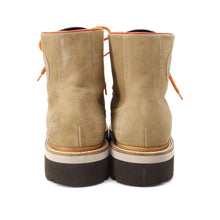将图像加载到图库查看器中，HERMES Short boots &quot;Hike&quot; Brown/Orange Suede leather Size 43
