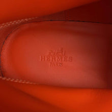 将图像加载到图库查看器中，HERMES Short boots &quot;Hike&quot; Brown/Orange Suede leather Size 43
