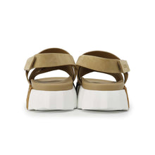 将图像加载到图库查看器中，HERMES Sandals 《Electric》 White/Beige Suede Rubber Size 43
