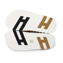 将图像加载到图库查看器中，HERMES Sandals 《Electric》 White/Beige Suede Rubber Size 43
