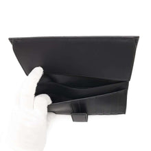 Load image into Gallery viewer, GUCCI Guccissima Bi-fold Long Wallet Cloth Black449393 Leather
