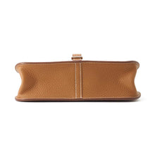 将图像加载到图库查看器中，HERMES Halzan Gold Taurillon Clemence Size 25
