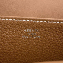 将图像加载到图库查看器中，HERMES Halzan Gold Taurillon Clemence Size 25
