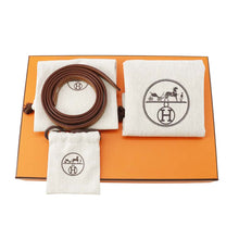 将图像加载到图库查看器中，HERMES Halzan Gold Taurillon Clemence Size 25
