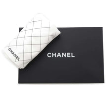 Load image into Gallery viewer, CHANEL Matelasse W Flap ChainShoulder Bag BlackA01112 Caviar Leather Size 25
