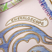 将图像加载到图库查看器中，HERMES Scarf Chevaloscope Size 90 Rose Nakl / Vert / Multicolor Silk 100%
