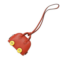 将图像加载到图库查看器中，HERMES Bolide on Wheels Bag Charm Capucines/JauneCitron Chevre Myzore Goatskin
