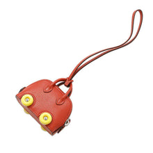 将图像加载到图库查看器中，HERMES Bolide on Wheels Bag Charm Capucines/JauneCitron Chevre Myzore Goatskin
