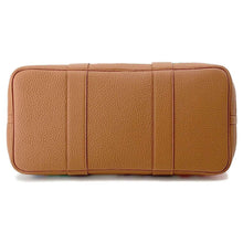 Load image into Gallery viewer, HERMES Garden Party Electric Capucines/Ecru/Beige/Gold Toile HPlume Negonda Leather Size PM
