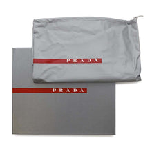 Load image into Gallery viewer, PRADA Prada Sports Socks Sneakers White/Red3T6424 Knit Rubber Size 36 1/2
