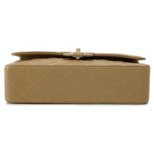 Load image into Gallery viewer, CHANEL Matelasse Double Flap ChainShoulder BrownA01112 Caviar Leather Size 25
